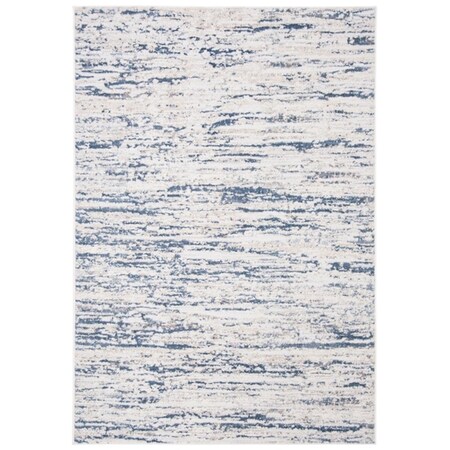 Safavieh 2 ft. 2 in. x 6 ft. Amelia Rectangle Power Loomed Area Rug Ivory & Blue ALA768A-26